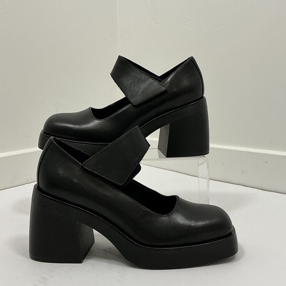 Vagabond Brooke Black Platform Mary Janes